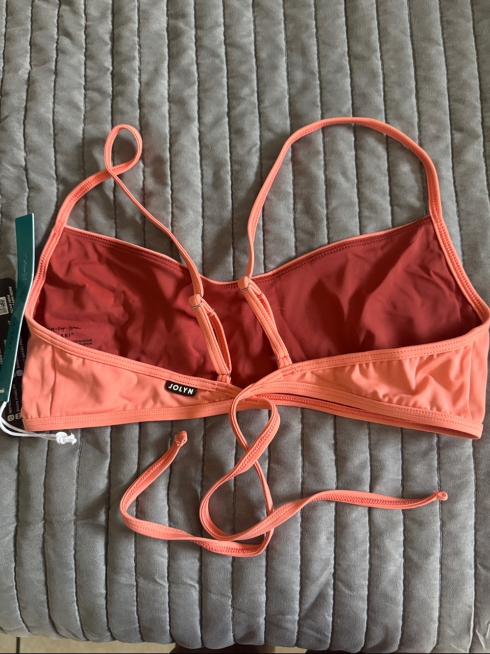 Jolyn Clothing Coral Bralette Swim Top - Picture 2 of 2